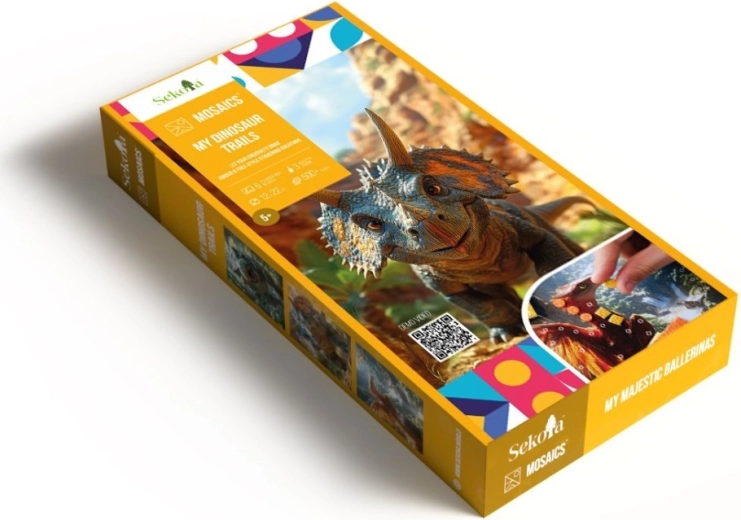Mozaicuri Sekoia dinozauri – set creativ de mozaic