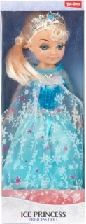 Păpușă prințesă de iarnă înghețată, 38 cm