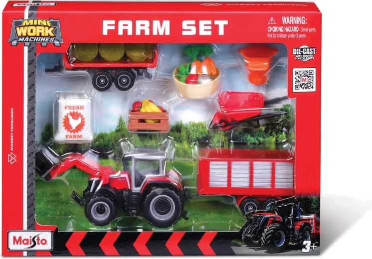 Set fermă Maisto Massey Ferguson