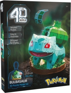 Pokémon 4D Build Bulbasaur – puzzle 3D