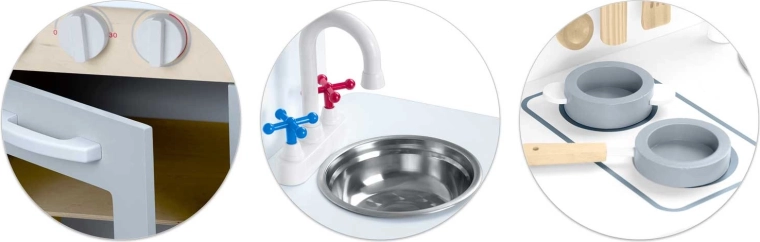 Chiuvetă funcțională cu robinet rotativ