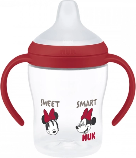 Biberon de învățare NUK Perfect Match DISNEY Minnie, roșu, 150 ml