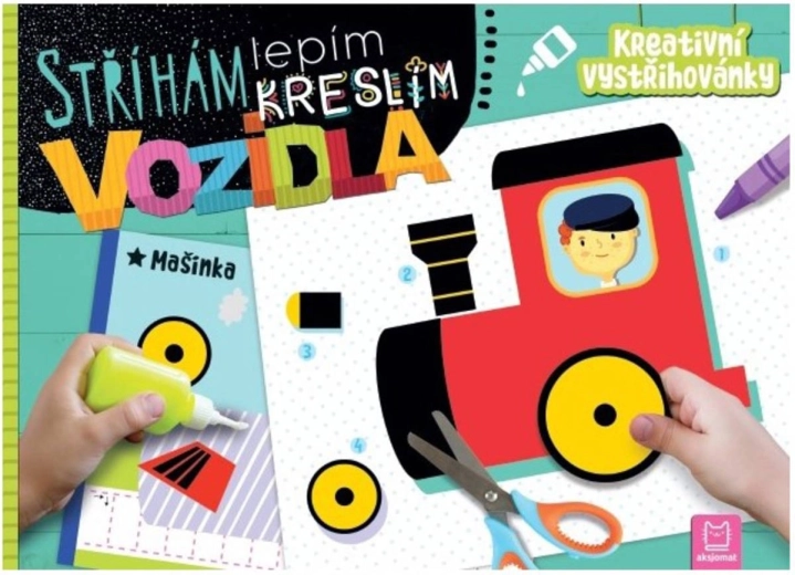 Decupez, lipesc, desenez: Vehicule – decupaje creative