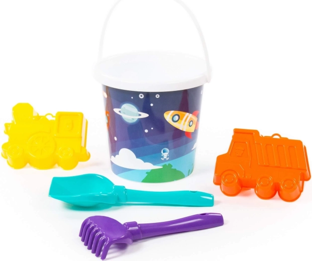 Set pentru nisip cu motiv spațial