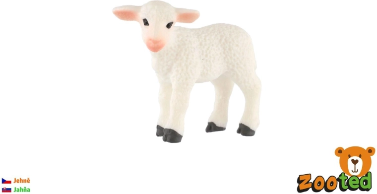 Figurină Zooted cu miel de oaie domestică, 5 cm