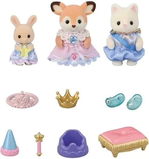 Trei prințese din lumea Sylvanian Families