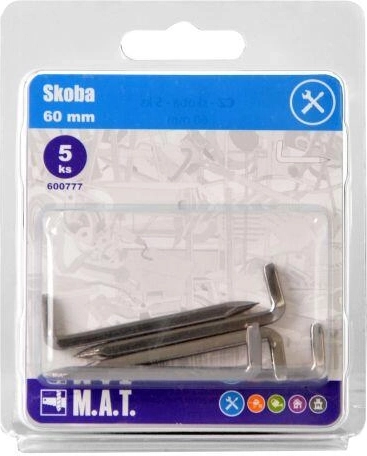 Cârlig 60 mm lucios (5 buc)