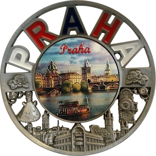 Magnet Praga – suvenir cu fotografie la amurg