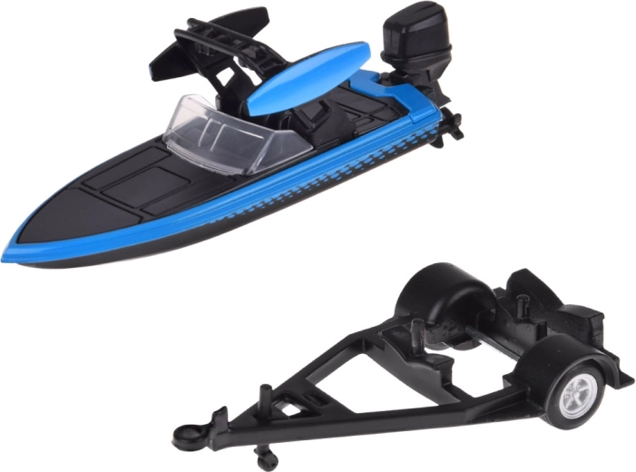 Remorcă cu barcă cu motor pentru scenarii dinamice