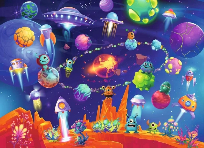 Puzzle Extratereștri XL 60 de piese