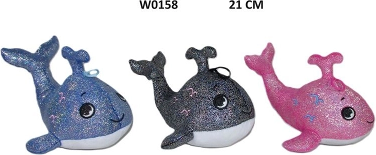 Figurină de balenă Wieloryb 21 cm (3 variante de culoare)