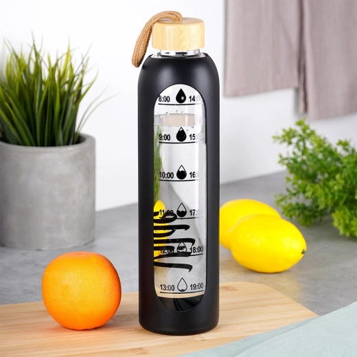 Husă de protecție elegantă și capac din bambus