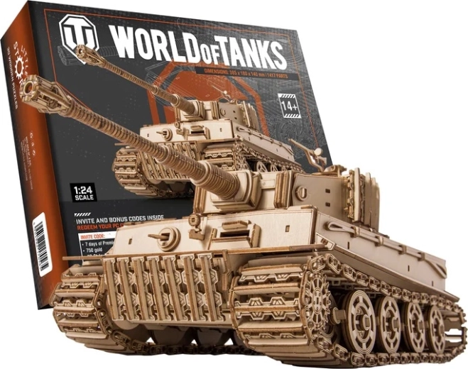 Little Story puzzle 3D din lemn World of Tanks Tiger M1