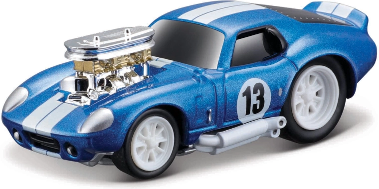 Maisto Muscle Machines Shelby Cobra Daytona Coupe albastru 1:64