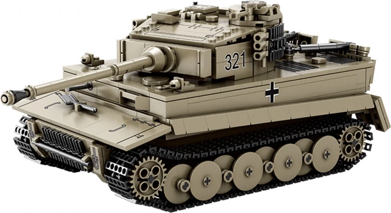 Set de construcție pentru tancul Tiger I World of Tanks 1:28