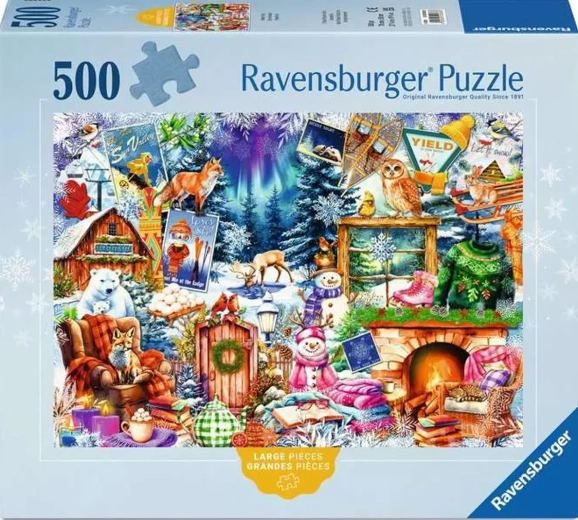 Ravensburger Puzzle Sătuc montan XXL 500 de piese