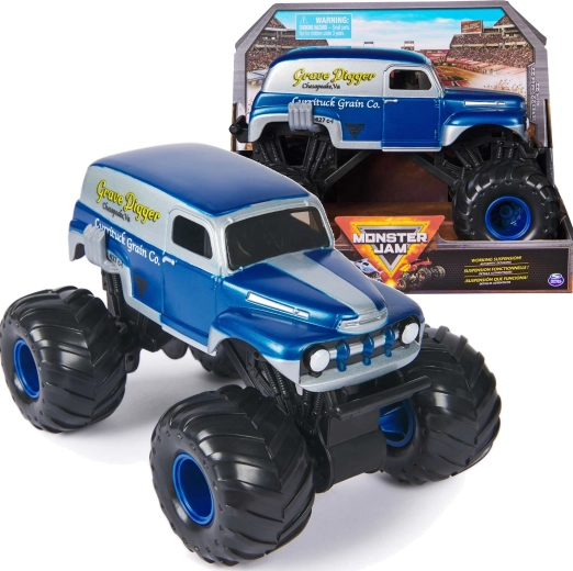 Camion monstru metalic 1:24 Monster Jam Grave Digger