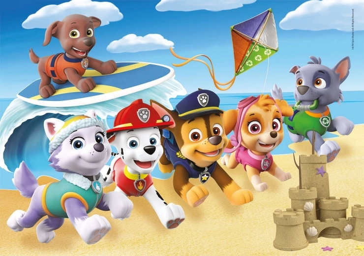 Puzzle 60 piese Super Color Patrula Cățelușilor