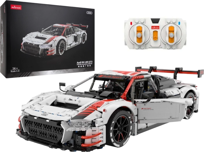 Set de construcție RASTAR Audi R8 LMS GT3 la scara 1:8