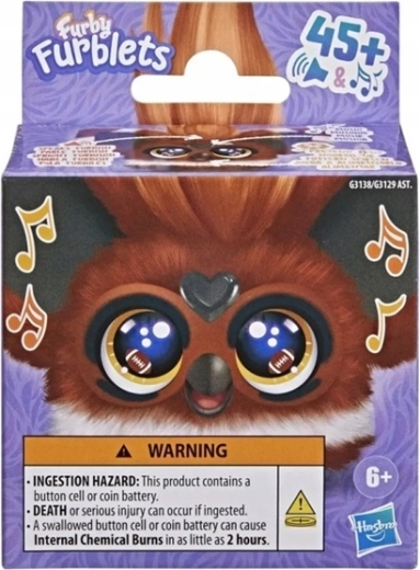 Furby Furblets Sports Foo-tee jucărie mini de pluș interactivă cu clips