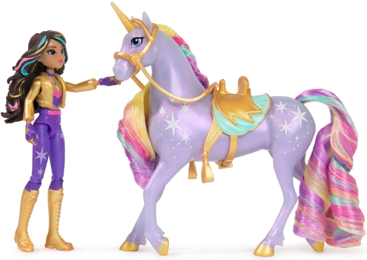 Unicornul magic Wildstar cu coamă curcubeu