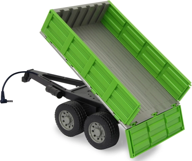 Benă basculantă controlată prin tractorul RC