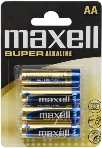 Baterii alcaline tip AA LR6, 4 buc.