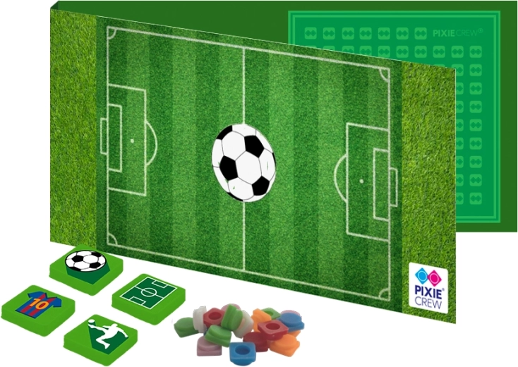 Carte poștală și felicitare Pixie Crew cu cadou în interior, fotbal