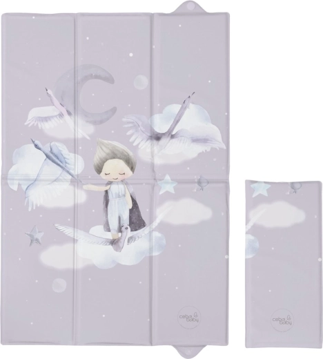 Ceba Baby saltea de schimbat pliabilă de călătorie Basic Celebration 60 × 40 cm