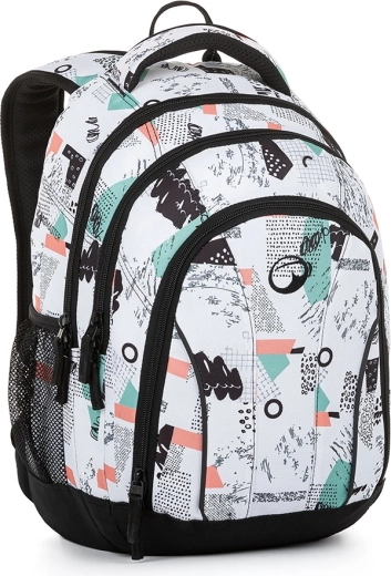 Rucsac pentru studenți Bagmaster Supernova 21, culoare deschisă
