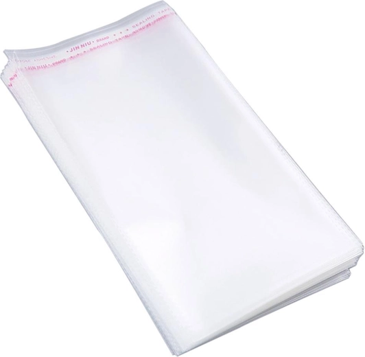 Pungi autoadezive din celofan OPP 12 × 20 cm, 100 buc.