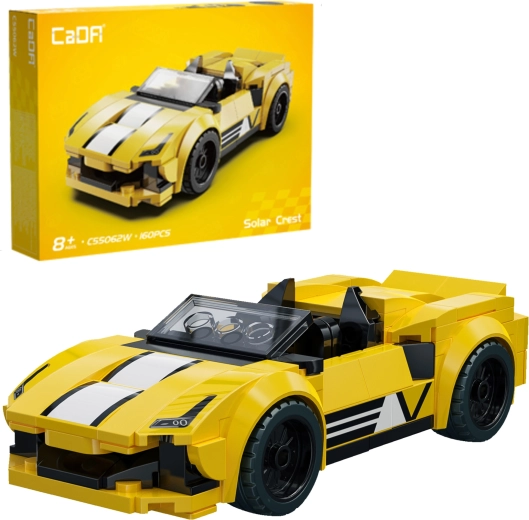 Set de construcție CaDA Solar Crest – mașină de curse, 160 piese