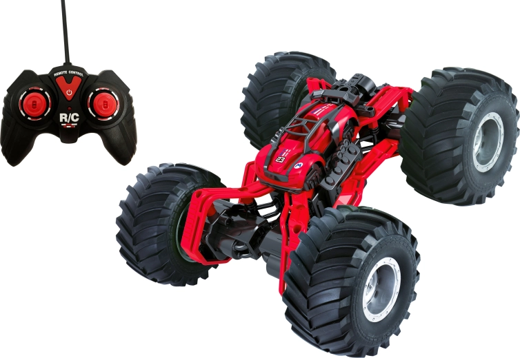 Mașinuță RC Bigfoot cu fum pe telecomandă 26 cm
