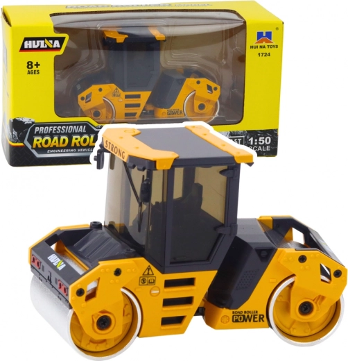 Compactor rutier metalic HUINA 1:50 galben