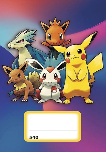 Caiet A5 nealiniat cu personaje animate