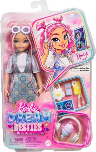Barbie Dream Besties Daisy Jean păpușă de modă cu accesorii muzicale