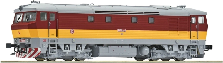 Locomotivă diesel Roco ČSD T 478 2079 Bardotka H0