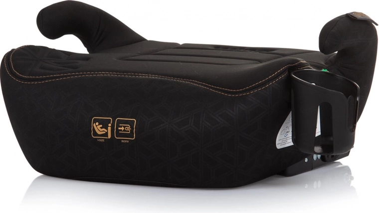 Chipolino înălțător Wing i-Size 125–150 cm cu Isofix – Obsidian
