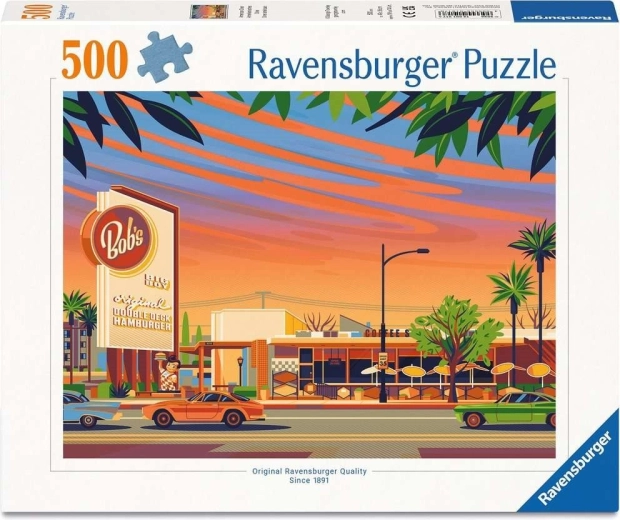 Puzzle Ravensburger restaurant american 500 de piese