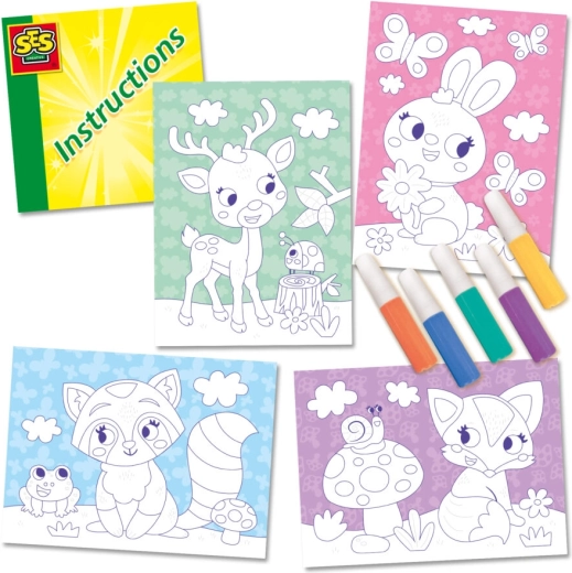 Motive cu animale din pădure pentru creații colorate