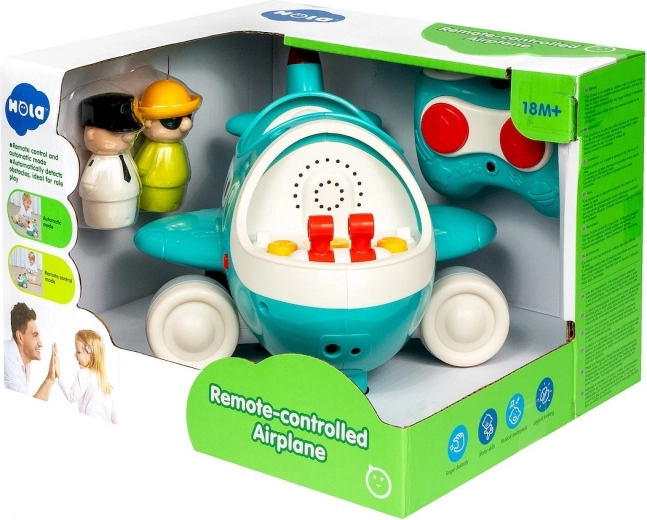 Avion RC pentru copii HOLA cu sunete și lumini