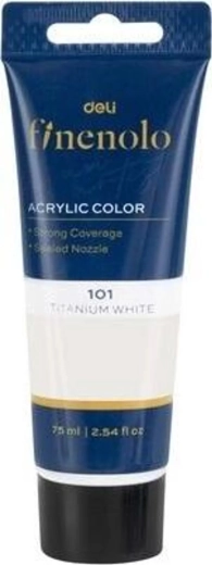 Vopsea acrilică albă 75 ml