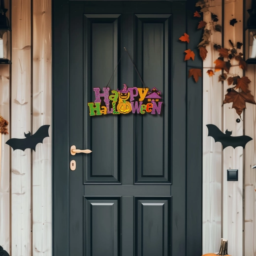 Decorațiune suspendată de Halloween Happy Halloween 42,5 × 18 cm