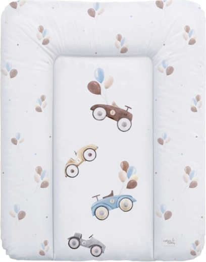 Ceba Baby saltea de înfășat moale Retro Cars 50 × 70 cm