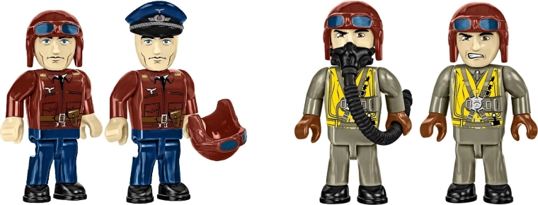 Minifigurine piloți pentru scene și expunere
