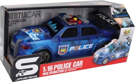 Mașină de poliție 1:16 cu efecte luminoase și sonore