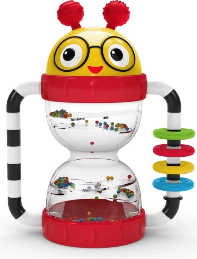 Baby Einstein zornăitoare Cal’s Sensory Shake‑Up pentru bebeluși 3m+