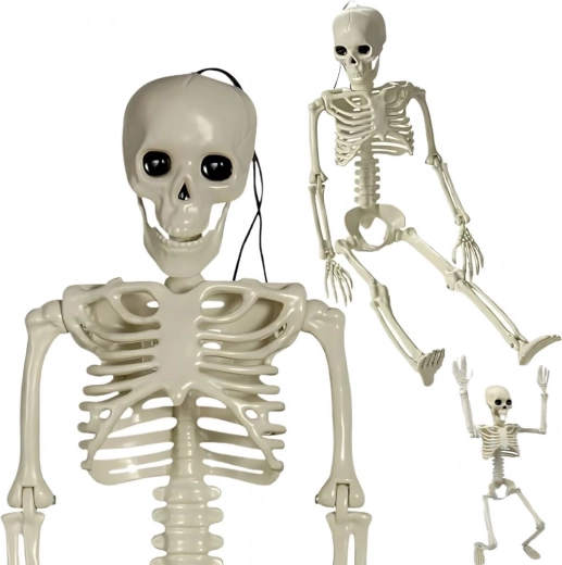 schelet din plastic suspendat 40 cm – decorațiune de Halloween