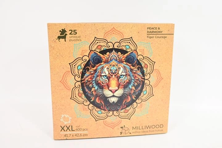 Milliwood Peace and Harmony – puzzle din lemn Tigru 400 piese