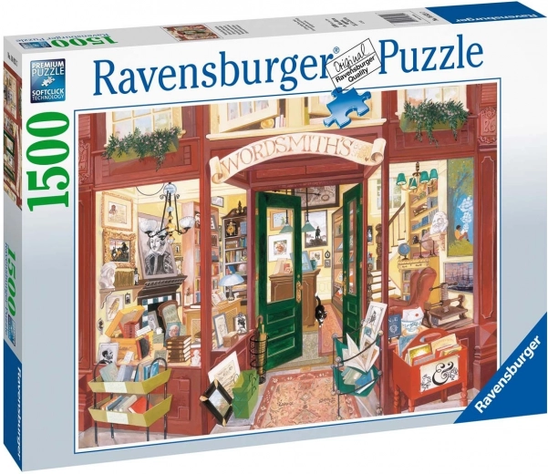 Puzzle Ravensburger Librăria Wordsmiths, 1500 piese